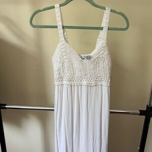 Crochet top maxi dress